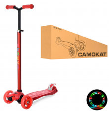 Самокат детский MAXI iTrike JR3-060-22-R с подсветкой