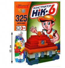 Детский конструктор НИК-6 70934, 325 больших деталей
