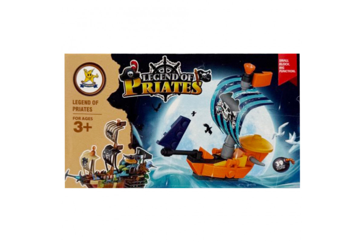 Конструктор детский "Legend of Priates" SM194B-12, 39 деталей