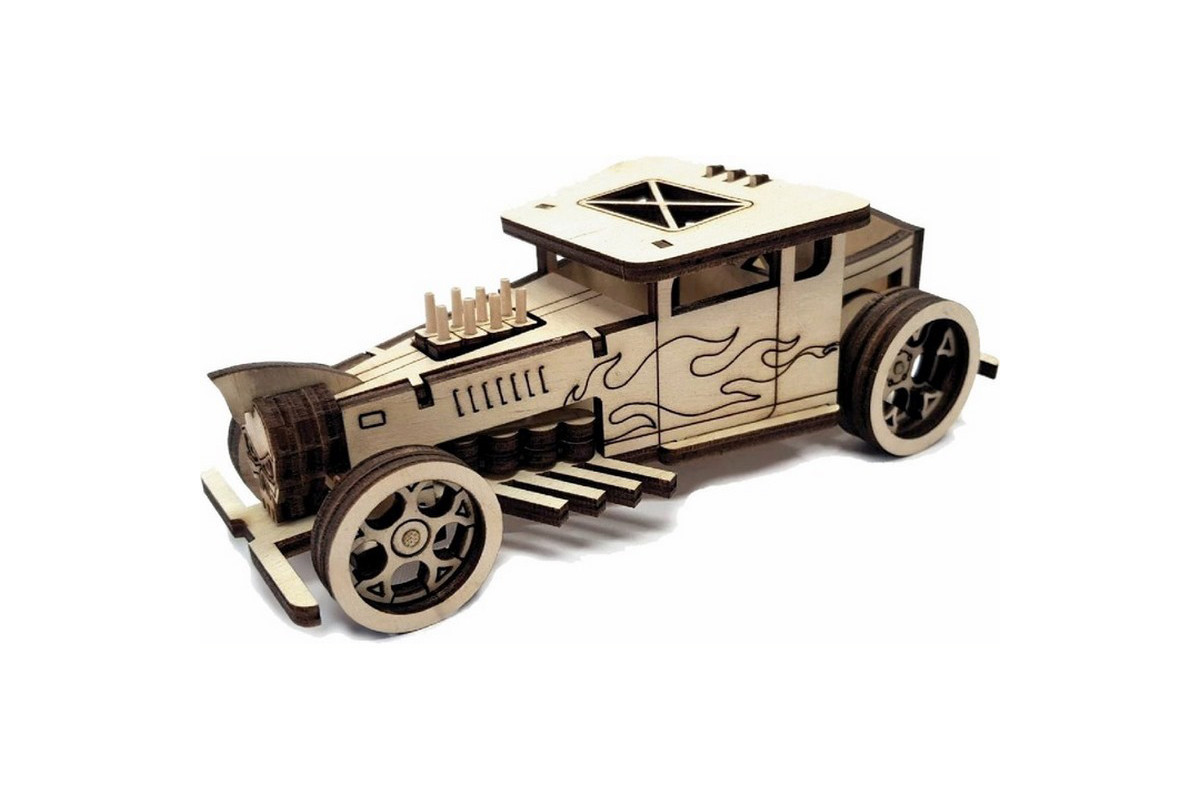 Дерев'яний конструктор Золота Серія автомобіль "Roadster" BB2roads