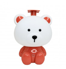Ночник детский "Медведь" MGZ-1406(Coral) сетевой, питание от USB