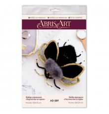 Набор для создания украшения "Бархатная история" AD-089 на натуральном холсте