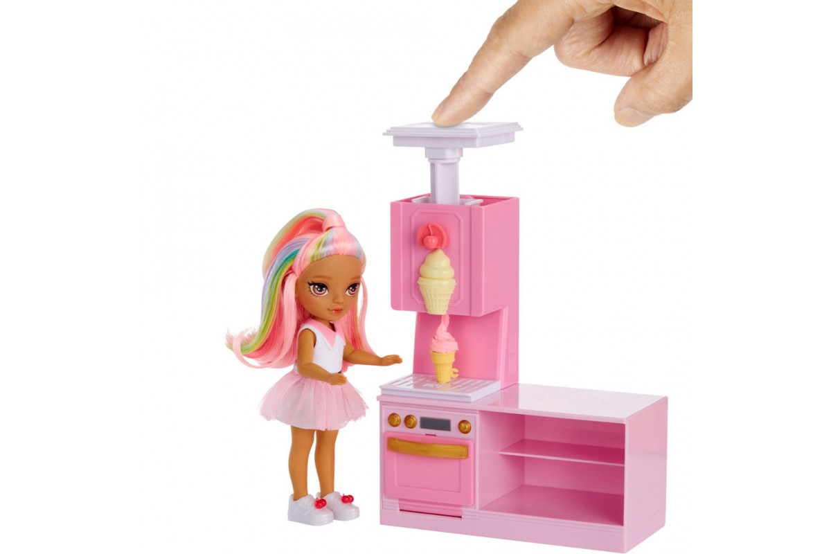 Ігровий набір із лялькою серії "Littles" Кондитерська Кенді Rainbow High 522058