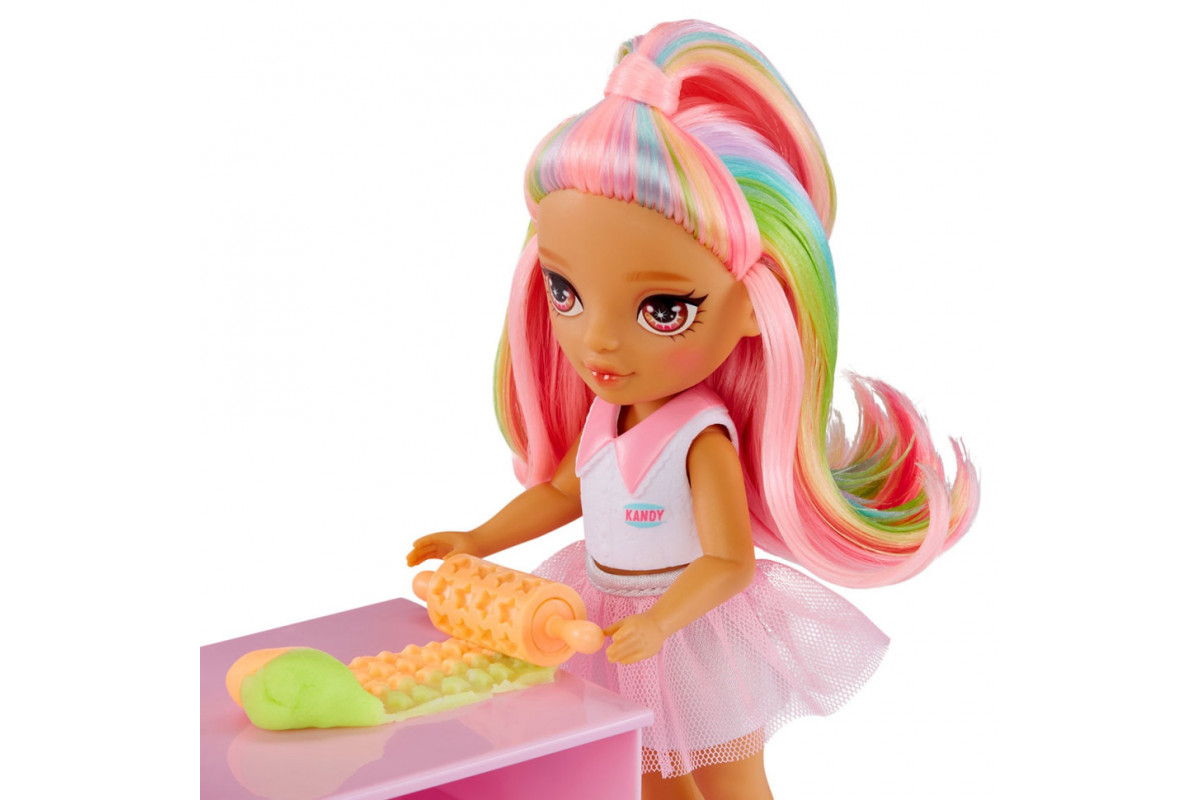 Ігровий набір із лялькою серії "Littles" Кондитерська Кенді Rainbow High 522058