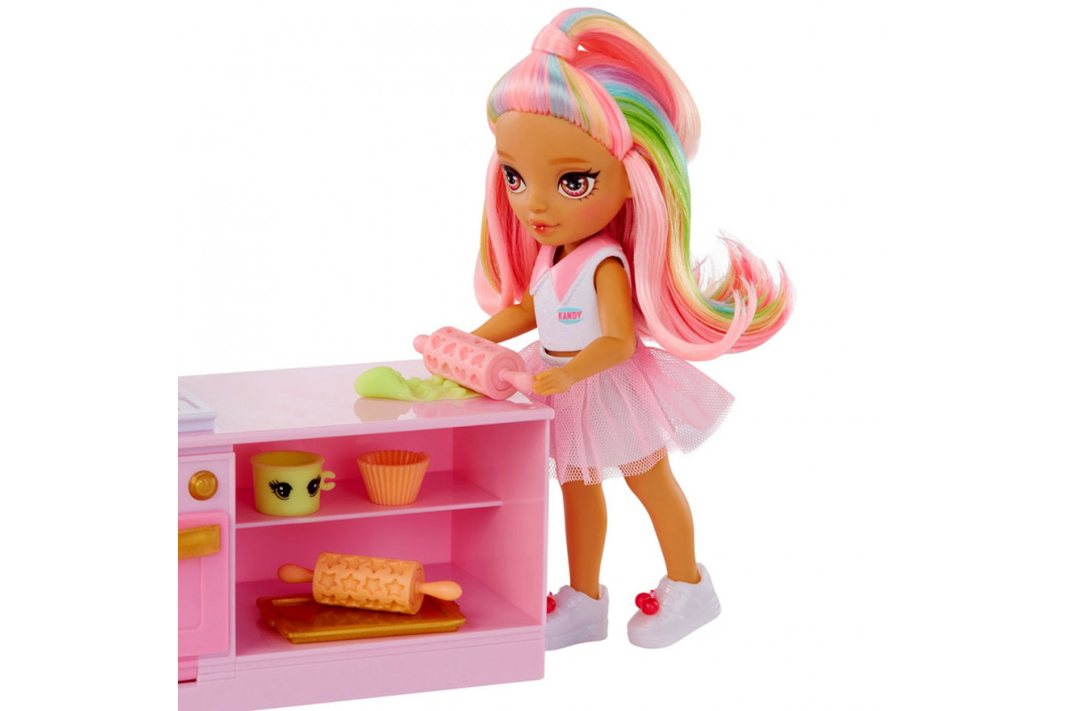 Ігровий набір із лялькою серії "Littles" Кондитерська Кенді Rainbow High 522058