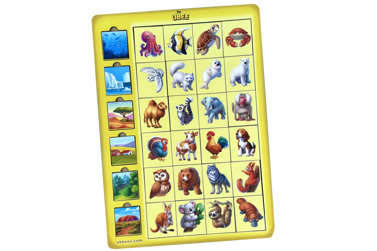 Дерев'яний дитячий сортер "Асоціації тварини" (ПСД300) PSD300