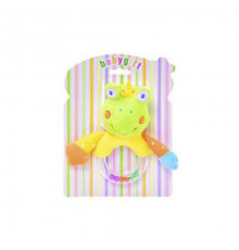 Погремушка мягкая  Bambi C20561 Животные Лягушка