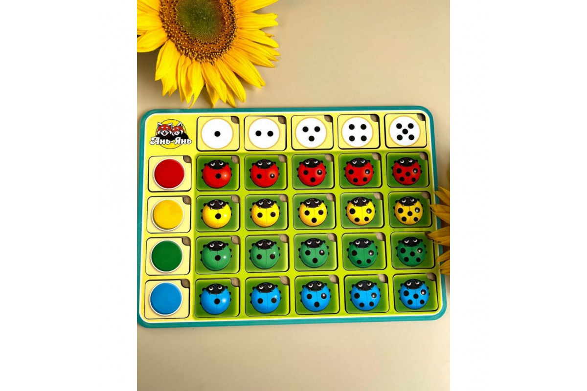 Настільна гра-сортер "Сонечко" Ubumblebees (ПСФ063) PSF063 колір, рахунок та напрямки