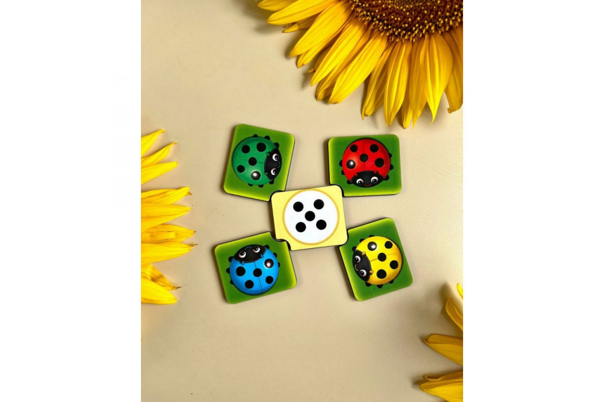 Настільна гра-сортер "Сонечко" Ubumblebees (ПСФ063) PSF063 колір, рахунок та напрямки