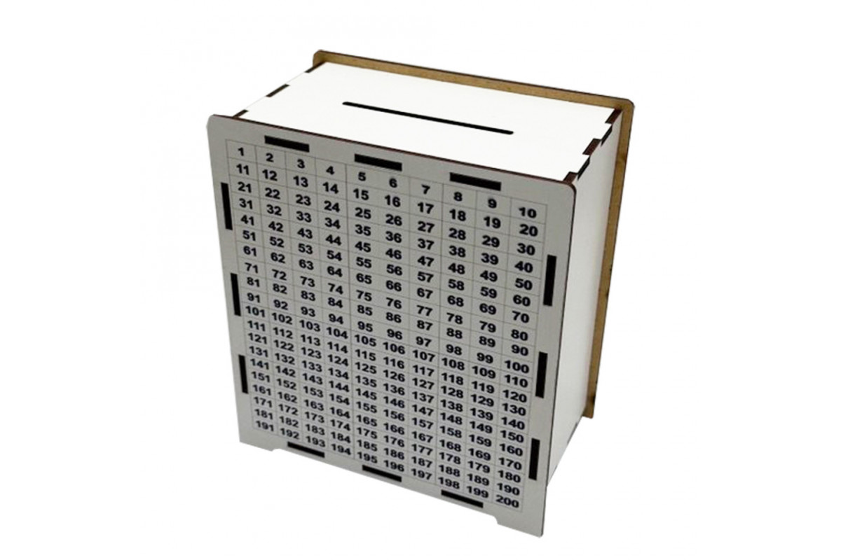 Деревянная копилка "Девочка с бантиком" 3240-21-005 на мечту 200 дней