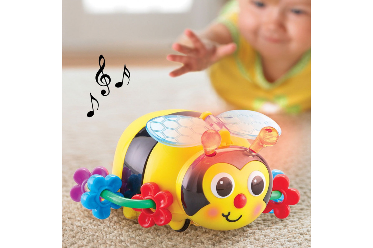 Дитяча розвивальна іграшка "Наздожени Бджілку" Kiddi Smart 557822-43 зі світлом і звуком