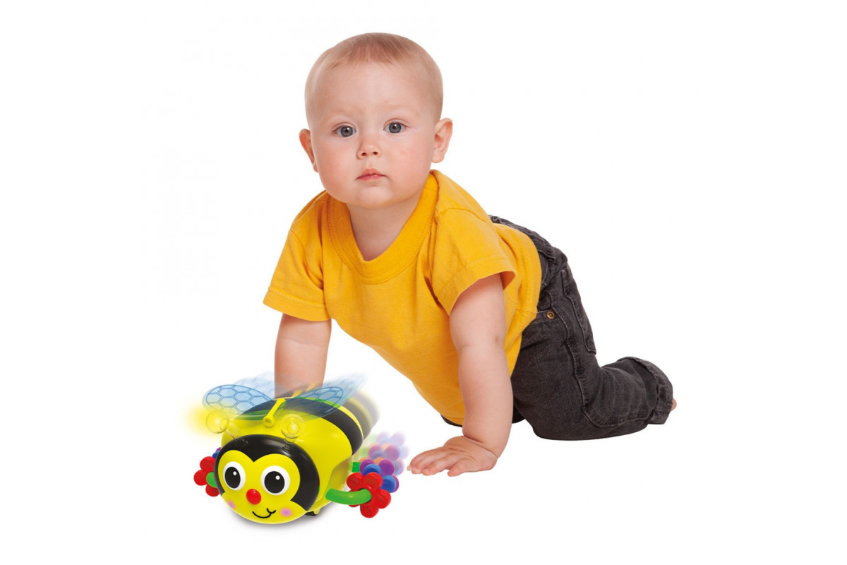 Дитяча розвивальна іграшка "Наздожени Бджілку" Kiddi Smart 557822-43 зі світлом і звуком