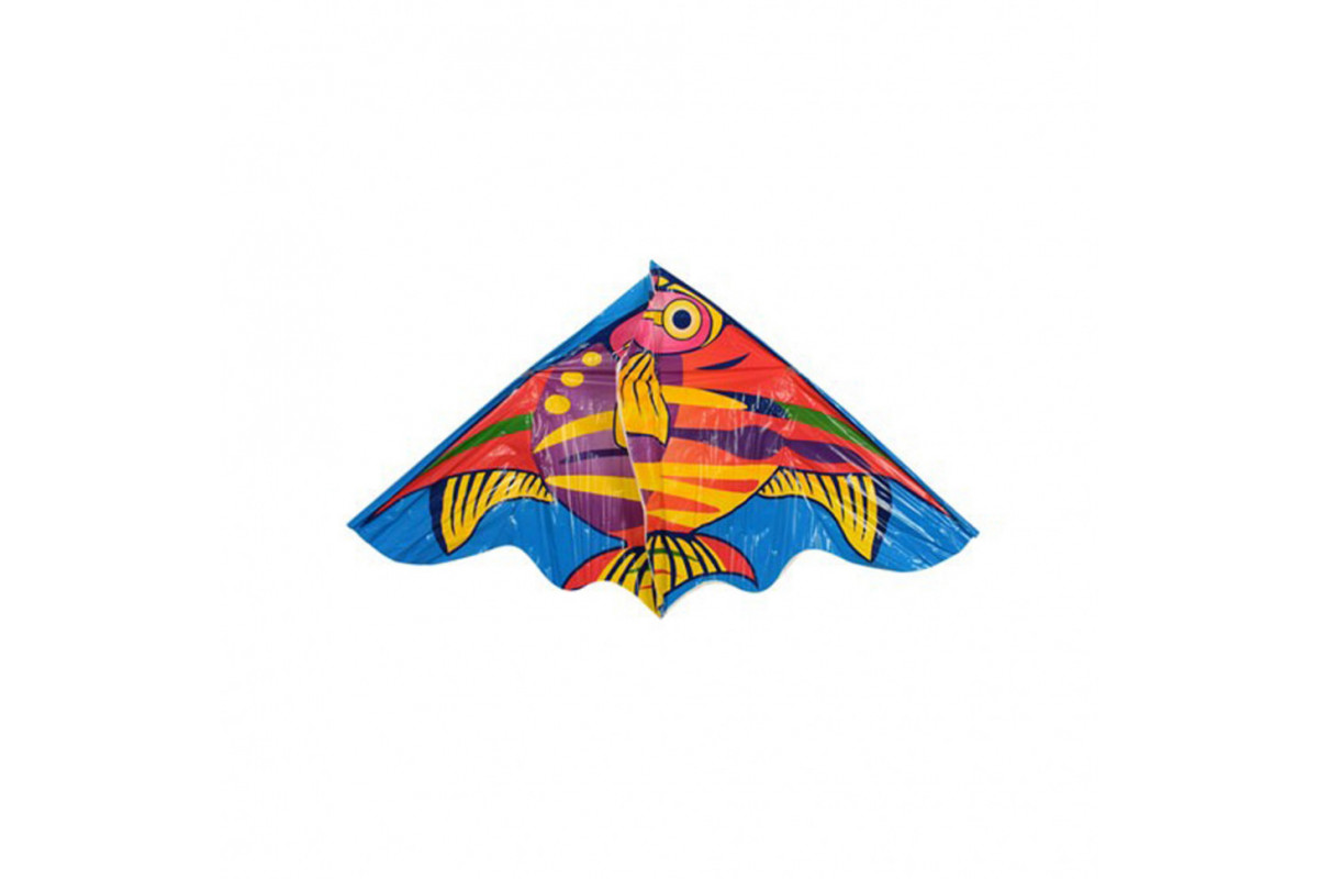 Воздушный змей M 3335 полиэтилен 120 см Рыбка