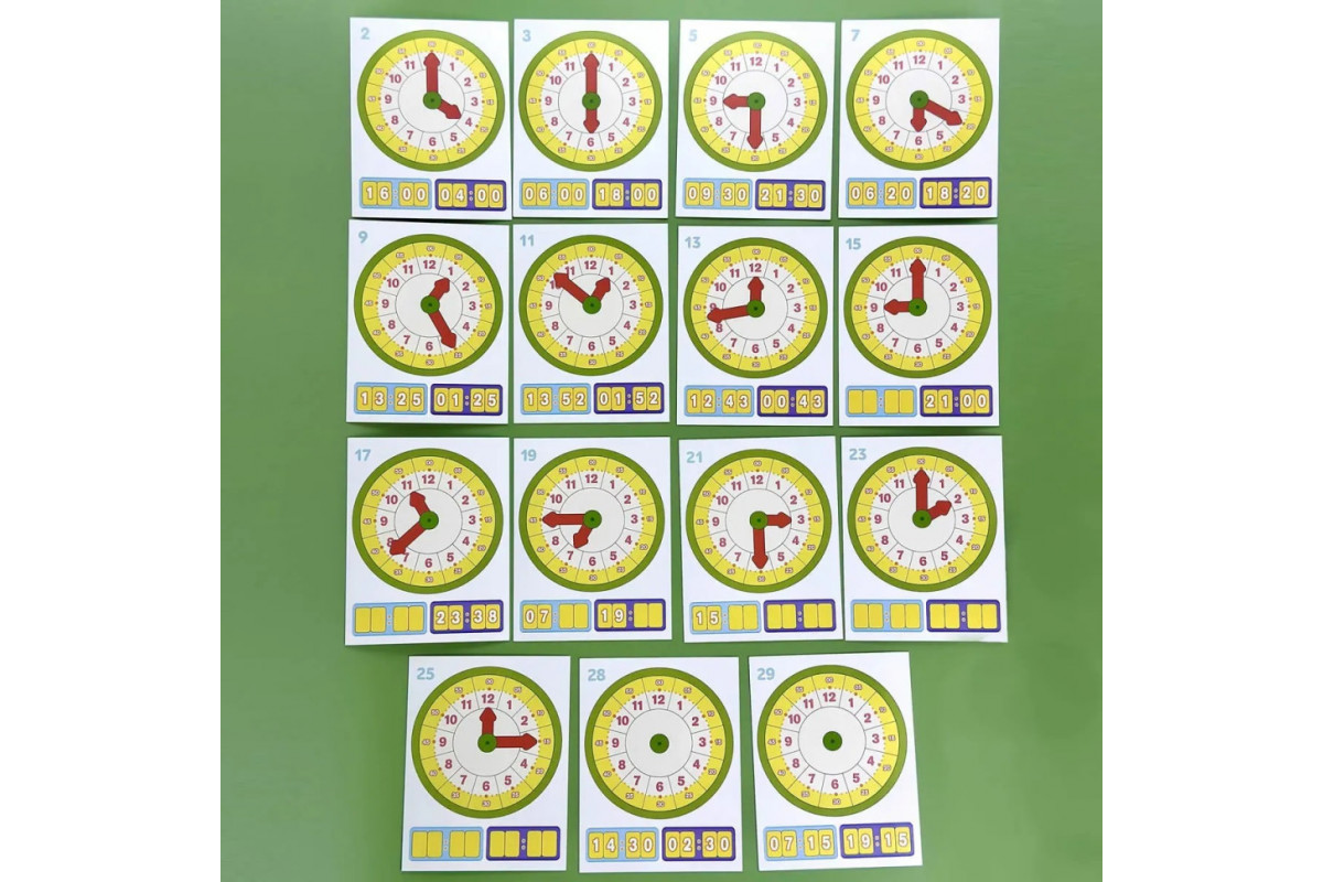 Розвиваюча гра Годинник - Вчимо час (ПСД279) PSD279