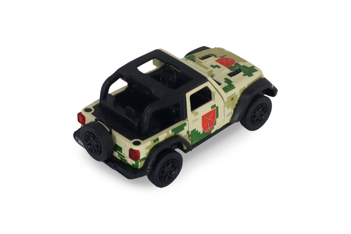 Автомодель серии "Шевроны Героев" Jeep Wrangler Rubicon "Юг" TechnoDrive 250398UM