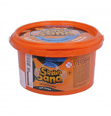 Набор креативного творчества "Stretch Sand"  STS-02-01U 400 гр Оранжевый