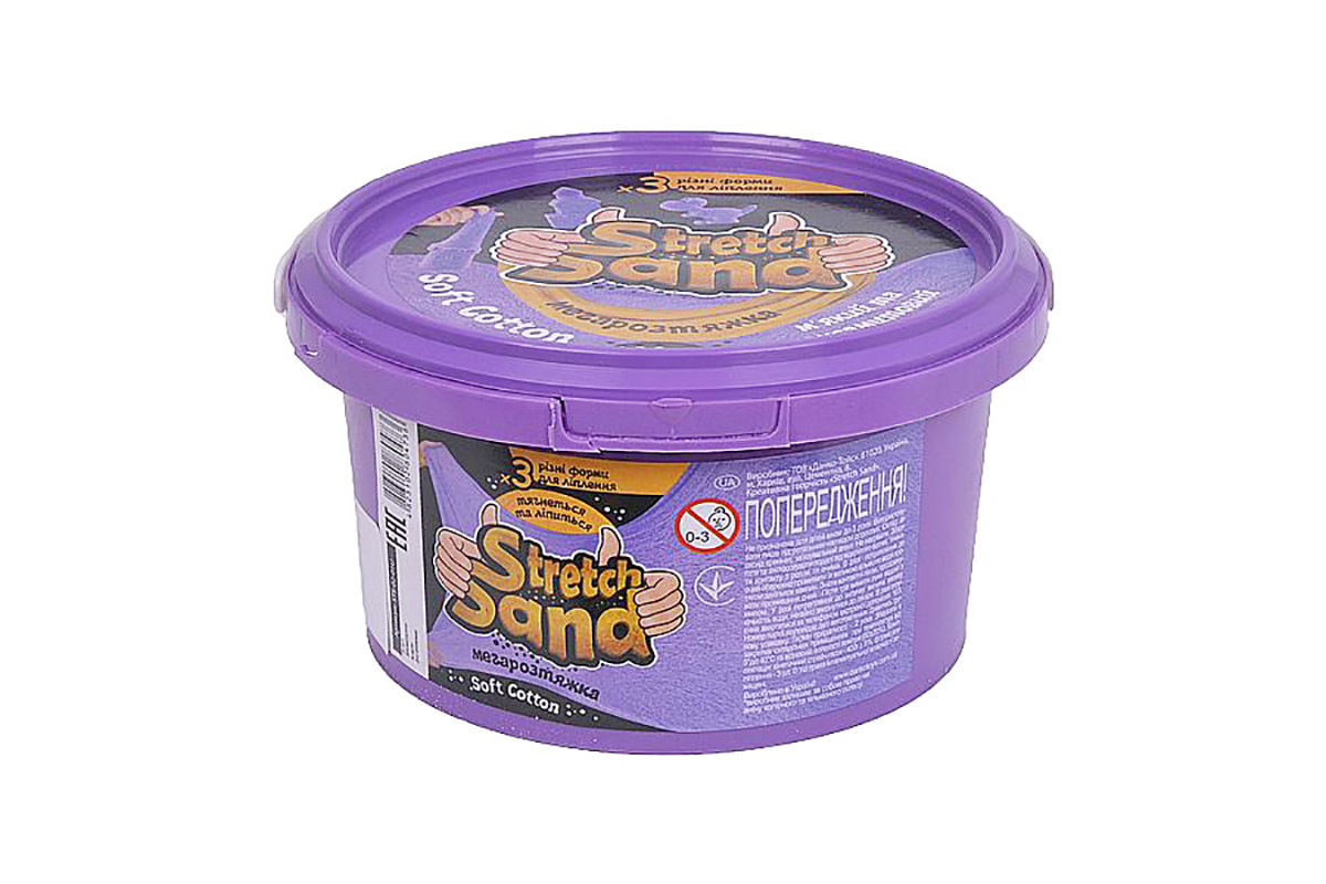 Набор креативного творчества "Stretch Sand"  STS-02-01U 400 гр Фиолетовый