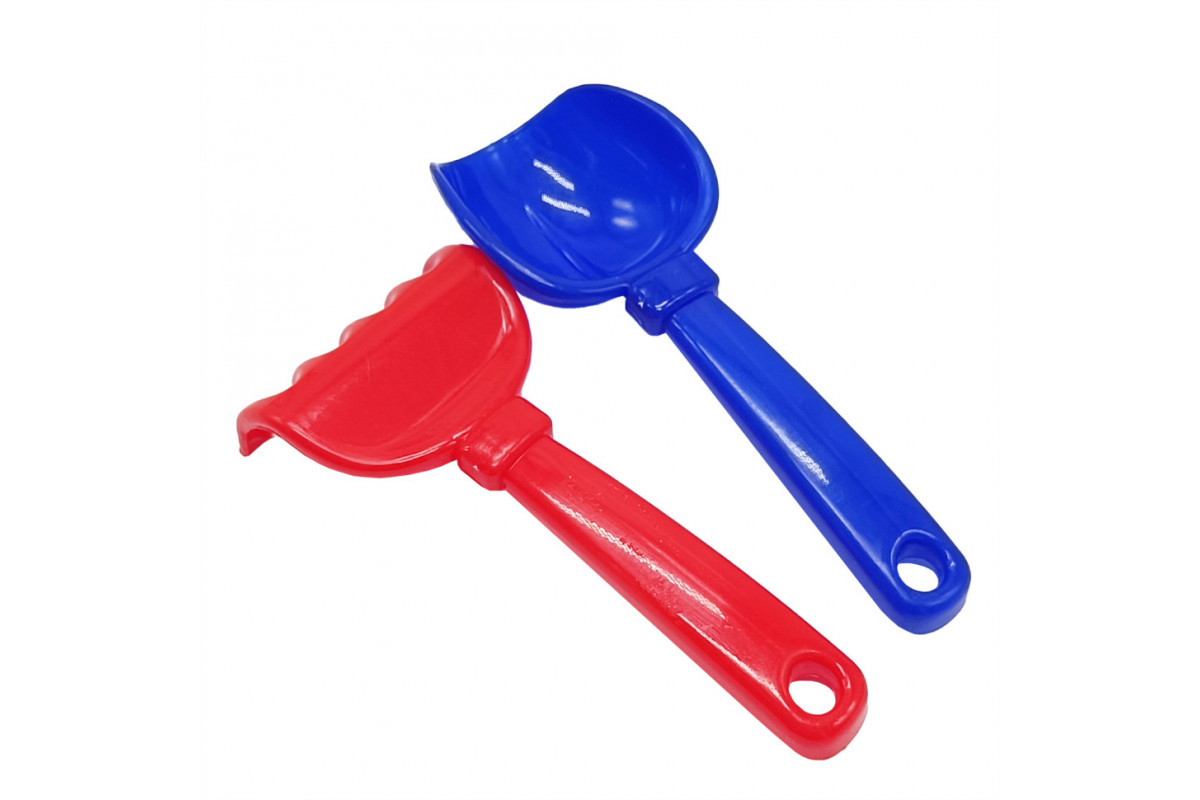 Набір для пісочниці "Латаття №5" 1074 лопатка, граблі Синьо-червоний