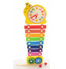 Детская игрушка Ксилофон MD 2170 деревянный Улитка