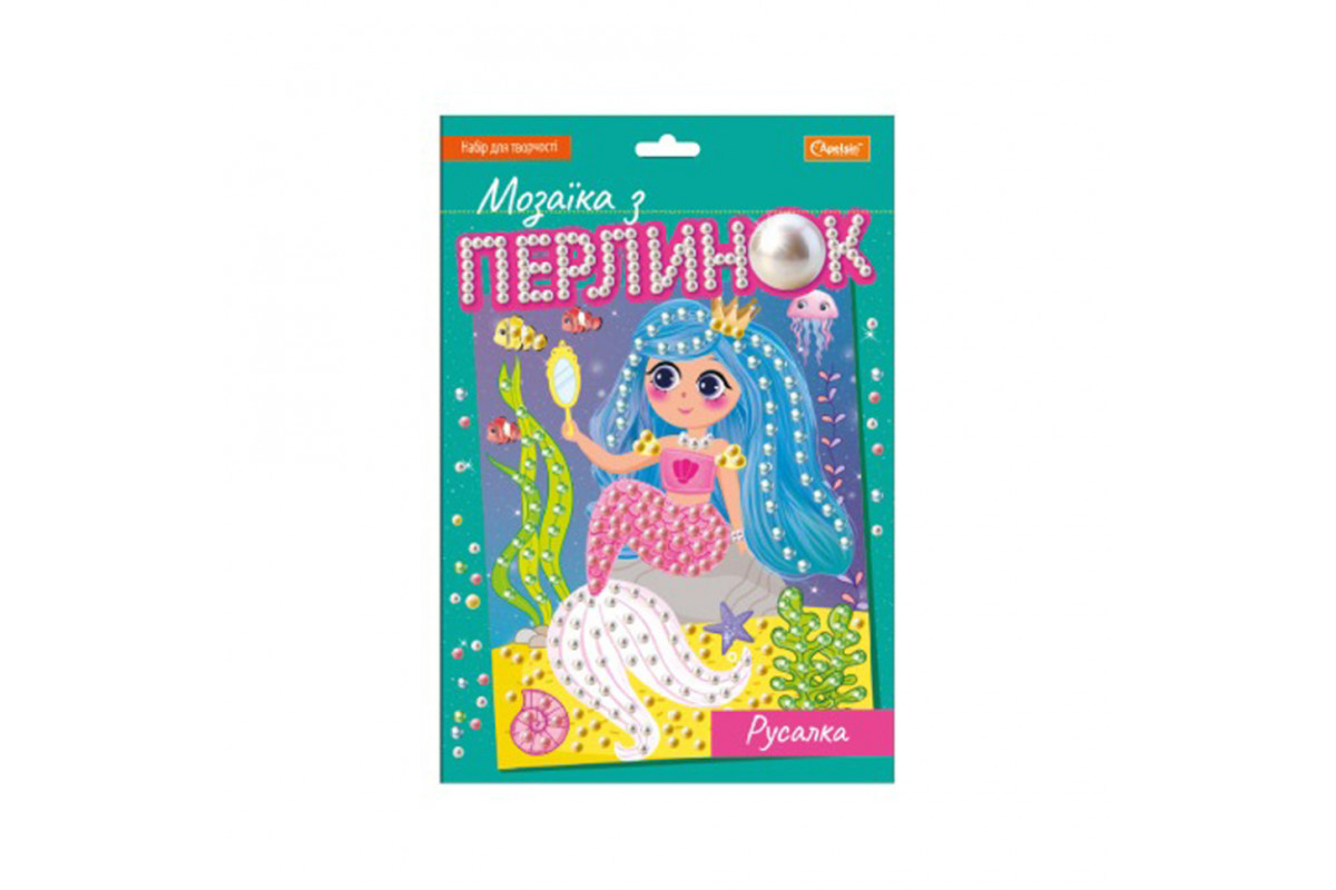 Дитячий набір для творчості "Мозаїка з перлин русалочка" НТ-38-01