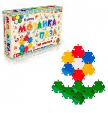 Дитяча мозаїка-пазл №5 1-146, 130 деталей Ø40мм