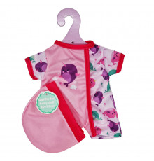 Игровой набор одежда для пупса "Розовый нарвал" YLC235B с шапочкой