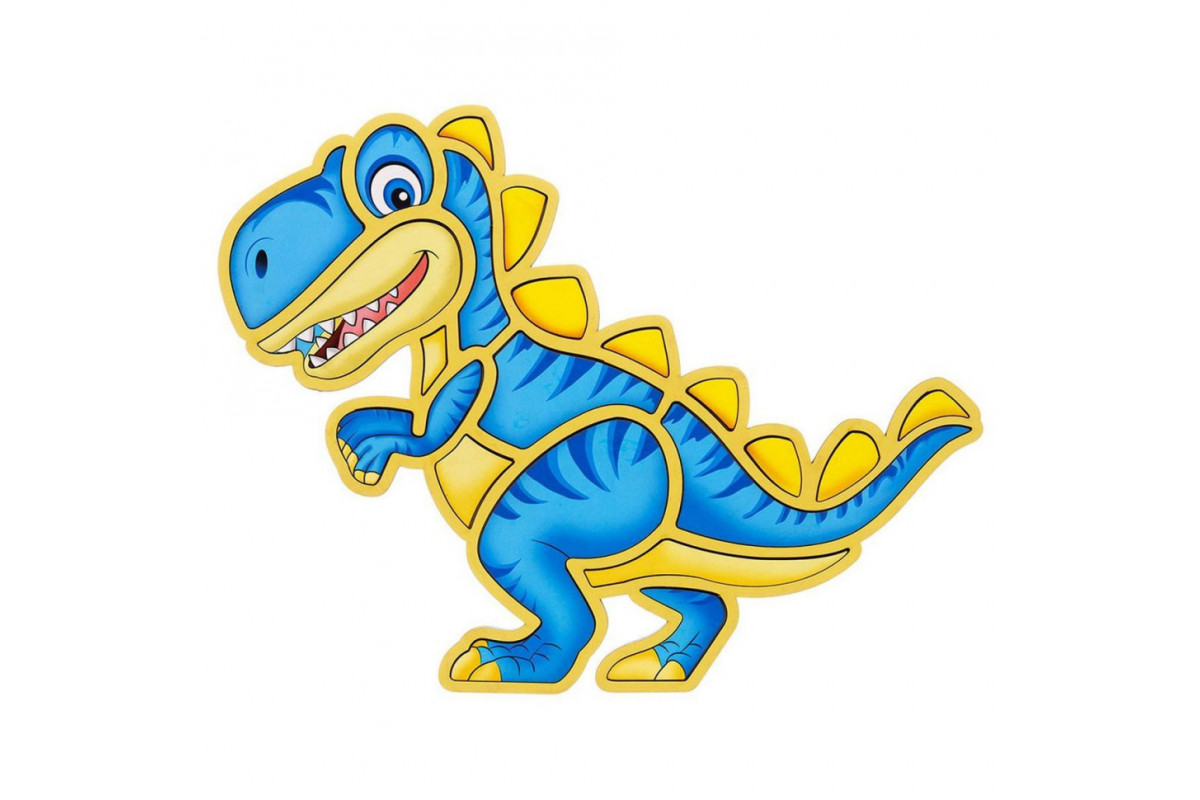 Дерев'яний пазл-вкладиш "Динозавр" Ubumblebees (ПСД092) PSD092 пазл-контур