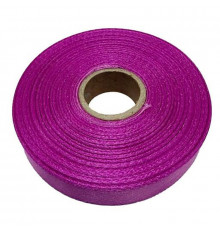 Атласна стрічка для рукоділля АБ-334, 2,5 см x 23 м, Маджента