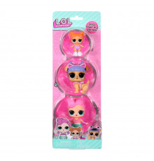 Набір фігурок Вейвс, Канзас К9, Ліл Бітс L.O.L. Surprise! 987864 серії "OPP Tot + Pet + il Sis"