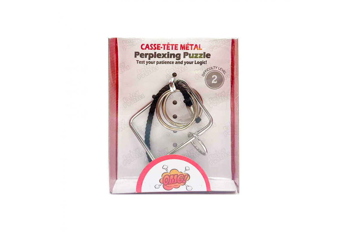 Металева головоломка "Perplexing puzzle" 5562D-22, 2 складність