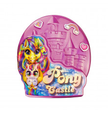 Креативное творчество "Pony Castle" BPS-01-01U с мягкой игрушкой Розовый