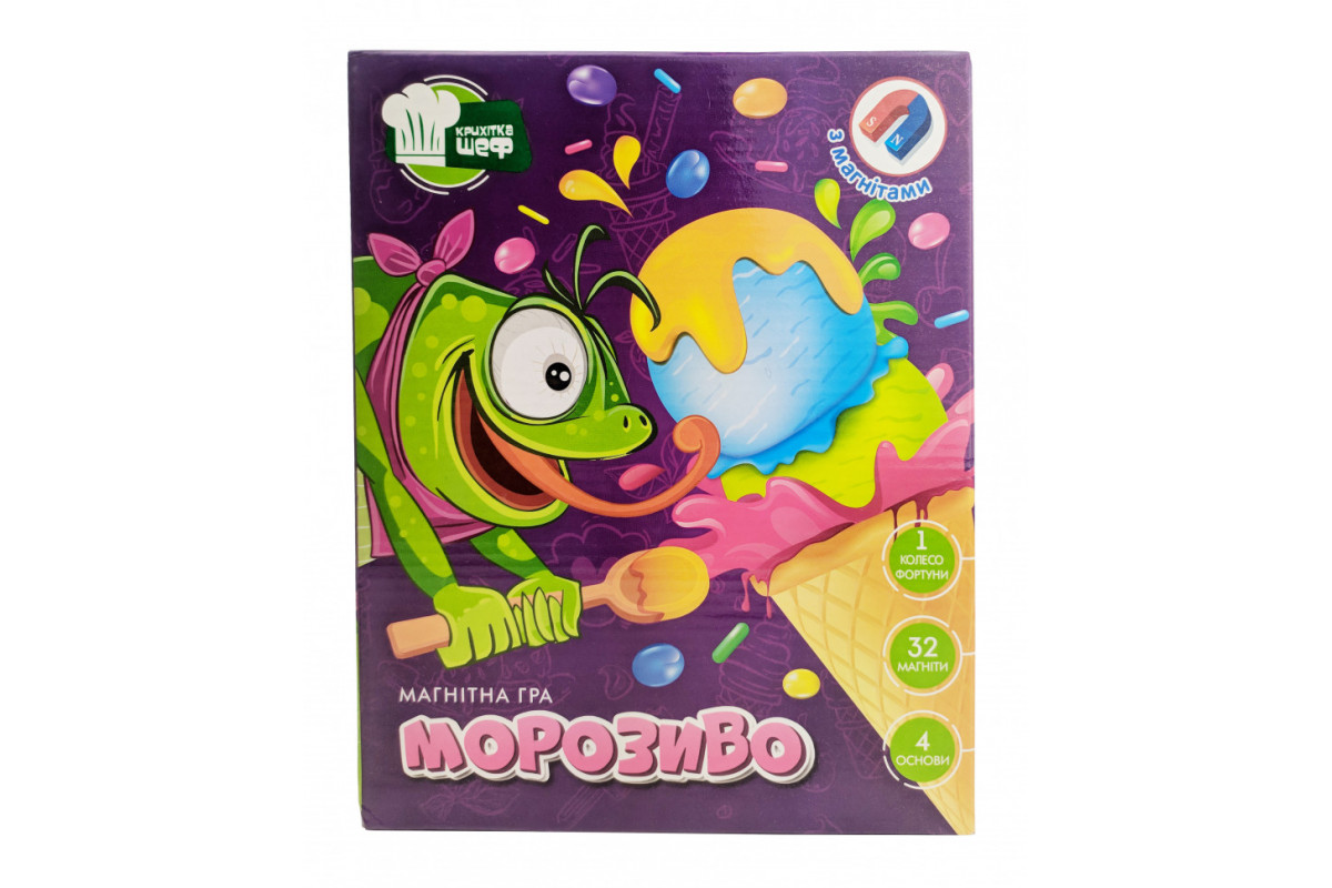 Детская магнитная игра "Мороженое" VT2310-05 на укр. языке