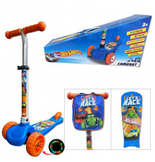 Самокат детский 3-х колёсный LS2118 (RL7T) Hot Wheels