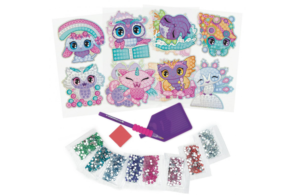 Набор для создания стикеров Космические питомцы Nebulous Stars 11023 с алмазной мозаикой