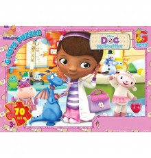 Детский пазл "Доктор Плюшева" DP00642 плакат 70 элементов