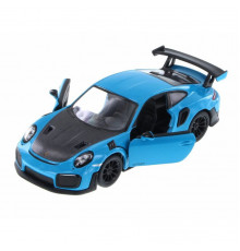 Автомодель легковая PORSCHE 911 GT2 RS 5'' KT5408W, 1:36  Синий