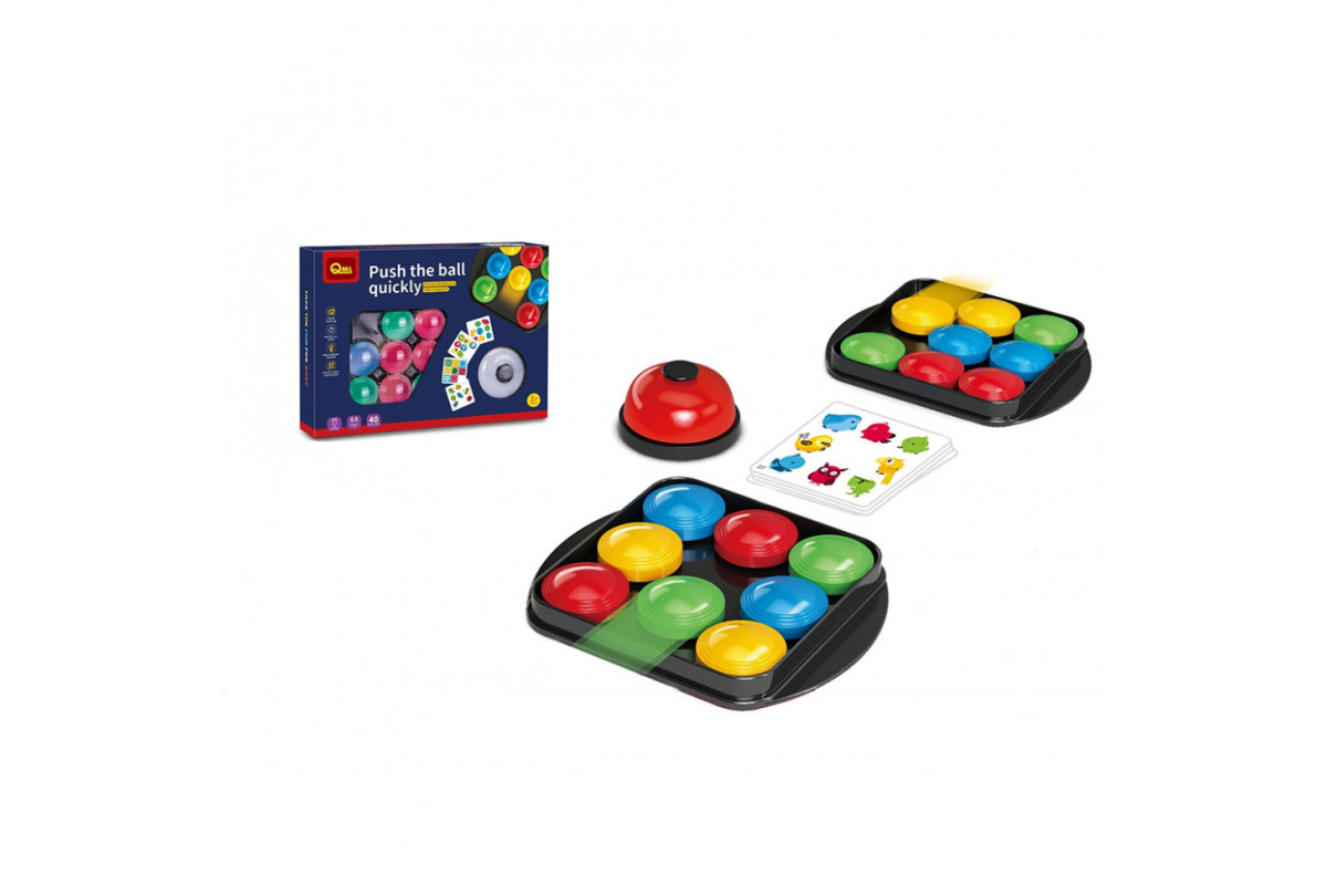 Логічна гра П'ятнашки M13I 40 ігрових карт, дзвіночок