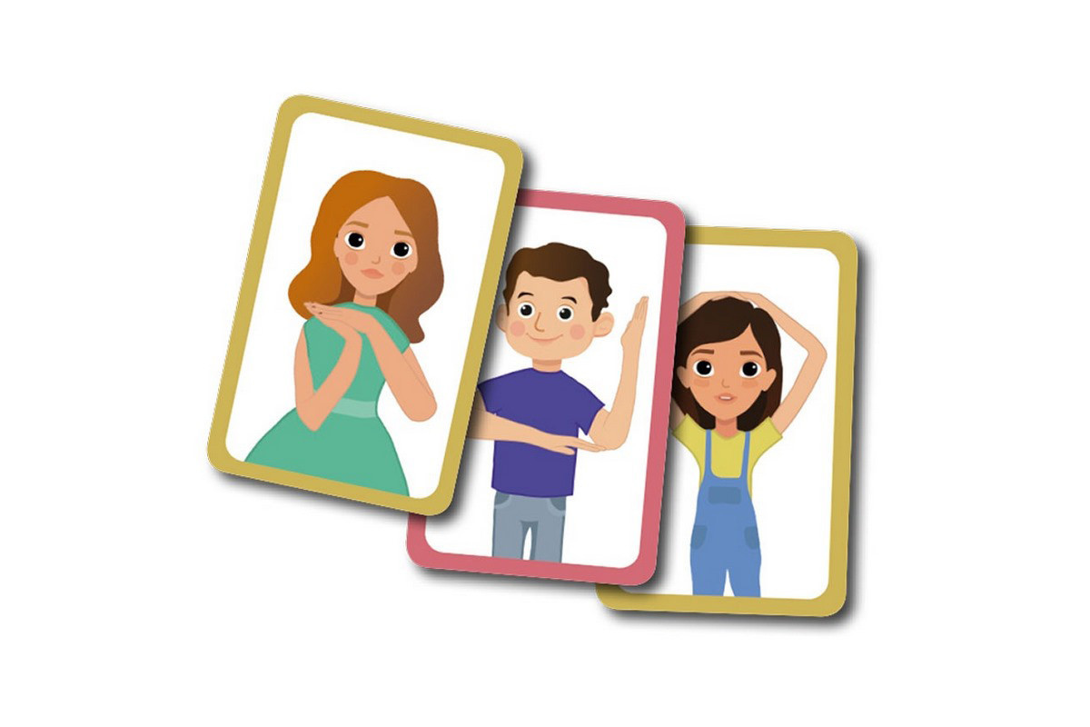 Развивающая детская карточная игра «Повторяй за мной» 1080002, II уровень сложности 36 карточек