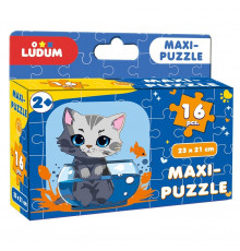 Дитячі пазл "Котик 1" Maxi-Puzzle ME5032-02, 16 елементів 23х21 см