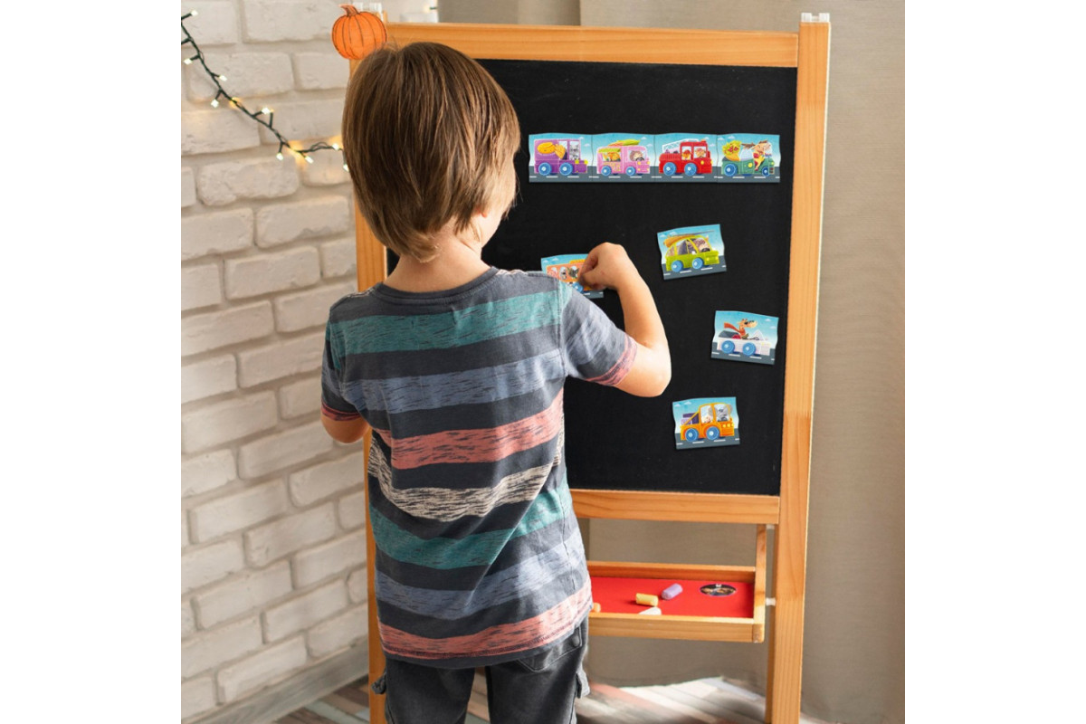 Детская магнитная игра "Автомобильное путешествие" 200253, 8 элементов