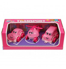 Детский игрушечный набор "Транспорт Мини" 8003TXK в наборе 3 штуки