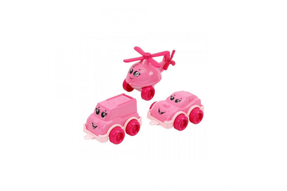 Детский игрушечный набор "Транспорт Мини" 8003TXK в наборе 3 штуки