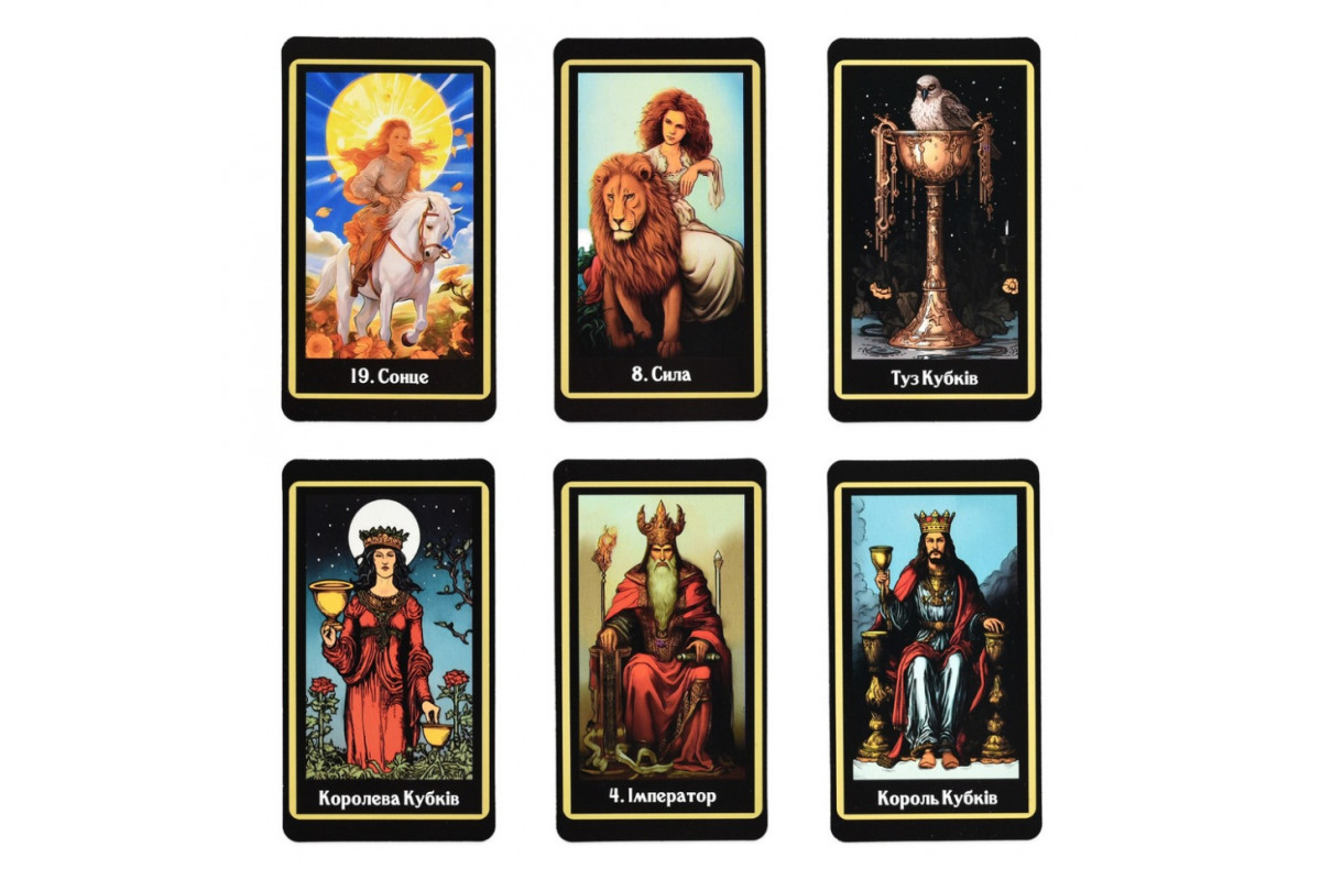 Гадальные карты Таро 30689 карточка со ссылкой на инструкцию 78 штук