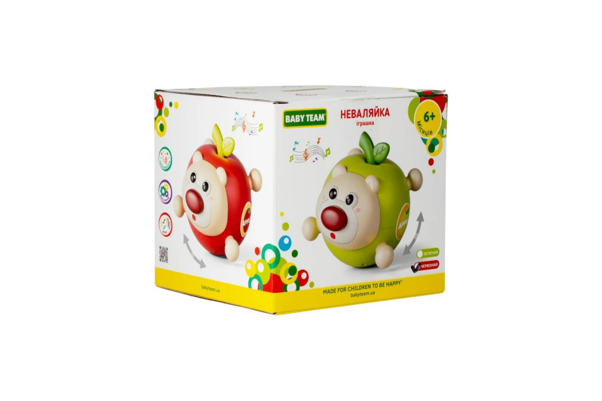 Игрушка неваляшка "Неваляйка" 8608(Red) красный