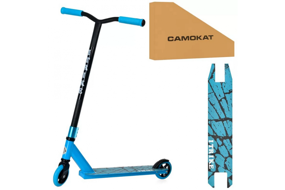 Самокат ITrike SR 2-066-6-BL Алюм + сталь, трюковий, HIC