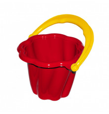 Детское игрушечное ведерко "Ромашка" 1142 Красный