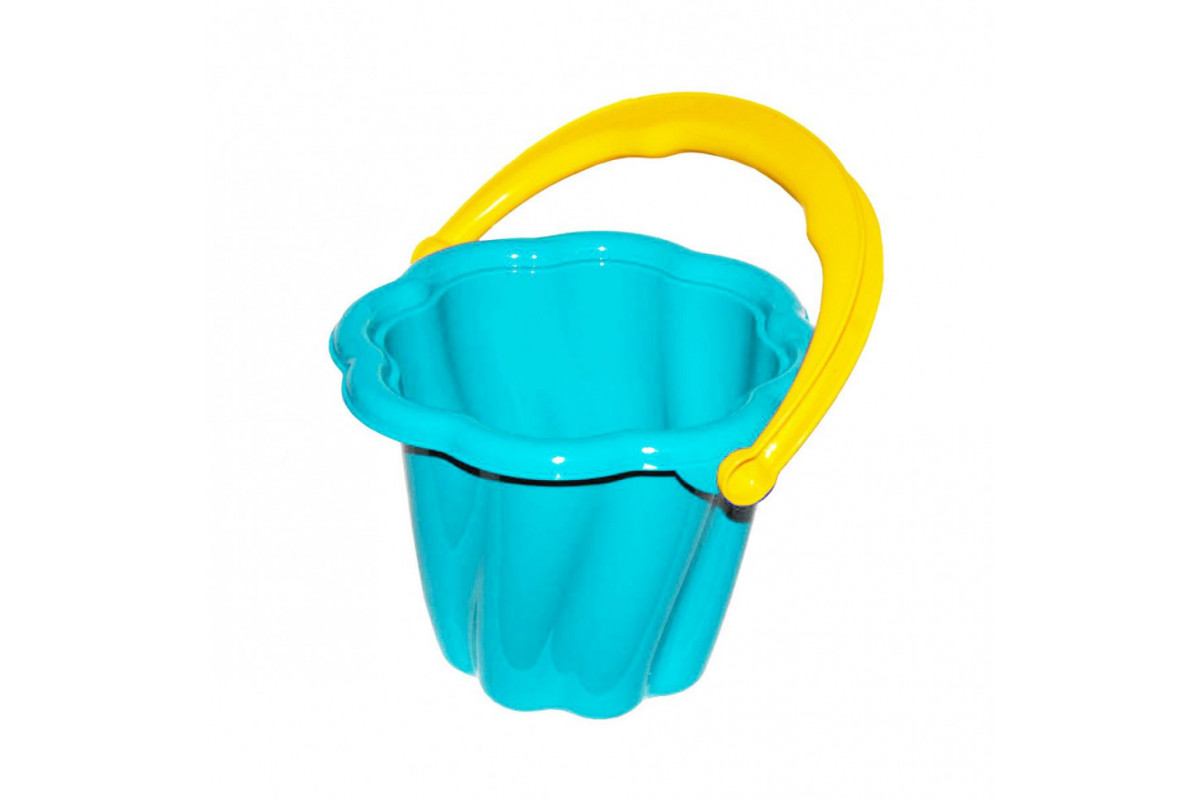 Детское игрушечное ведерко "Ромашка" 1142 Голубой