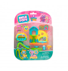 Игровой набор Питомцы на прогулке Moji Pops PMPSB216IN10, 2 фигурки, аксессуары
