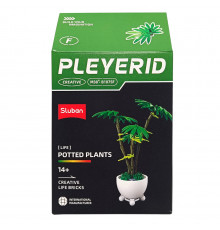 Детский конструктор "Цветы в горшке" Potted Plants SLUBAN M38-B1075F