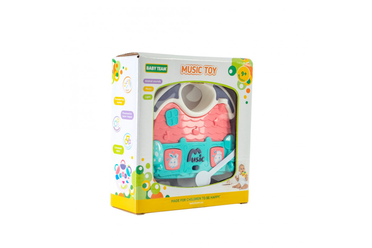 Дитяча музична іграшка "Домик" 8627-2 світлові та звукові ефекти